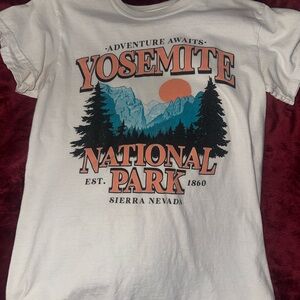 Yosemite National Park T-Shirt - White